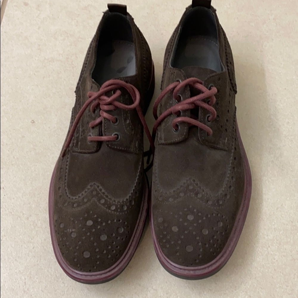 Boss suede shoes